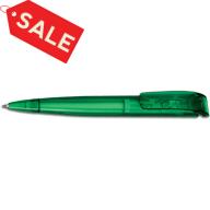 Ручка шариковая Skeye Clear зеленая (PMS347)
