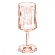 Бокал для вина, 300 мл, пластик, прозрачный розовый кварц