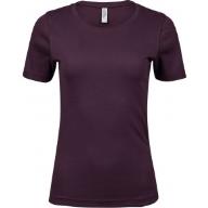 Футболка женская Ladies' Interlock T-Shirt, бордо, размер М