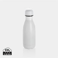 Бутылка для воды Solid из нержавеющей стали, 260 мл, белая