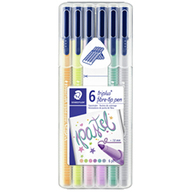 Набір фломастерів triplus (6 кольорів) Pastel
