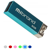 Флеш-память Mibrand Сhameleon 8GB USB 2.0 Light Blue