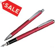 Набор "Brilliant Line" перьевая ручка+шариковая, красный, блистер 