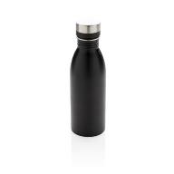 Бутылка для воды Deluxe из нержавеющей стали, 500 мл, черная